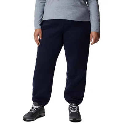 Columbia Plus Size Lodge Quilted Joggers Womens Regular Dark Nocturnal Red429 In Blue