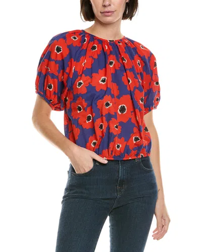 Mother The Party In The Back Shirt In Red