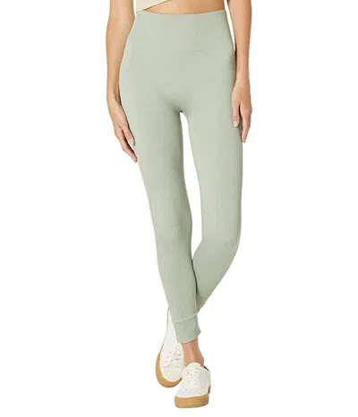 Madewell Mwl Leggings Women's Green Stretch Seamless Skinny Leg Yoga Jdm907 In Green