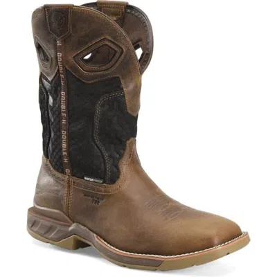 Double-h Boots Men's Zenon Phantom Rider Composite Toe Waterproof Work Boot - Medium In Brown In Brown