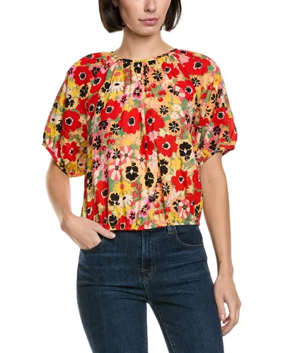 Mother The Party In The Back Shirt In Yellow