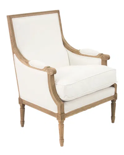 Zentique Louis Club Chair In White