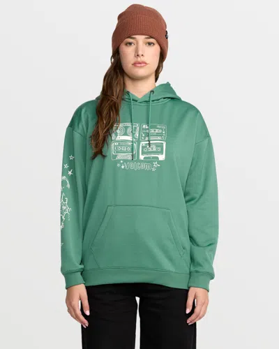 Volcom Women's Essential Hydro Hoodie In Green