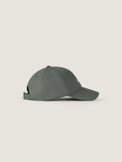 Givenchy Paris Embroidered Cap In Cotton In Green