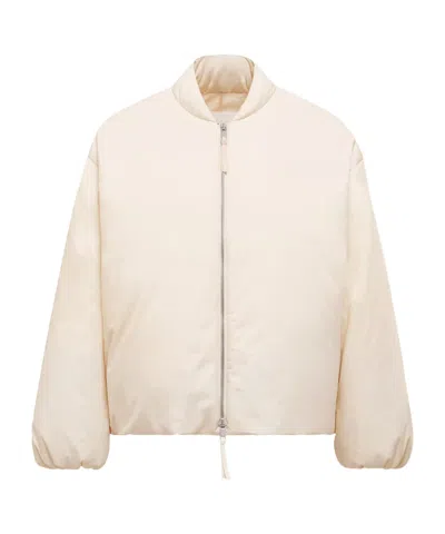 Moncler Jil Sander Sodium Down Bomber Jacket In Neutral