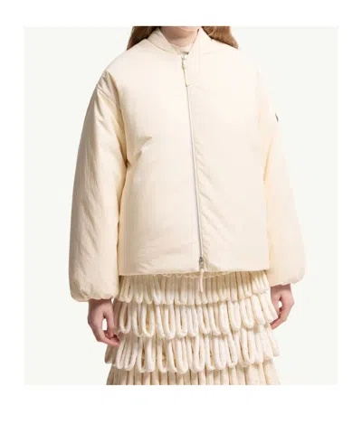 Moncler Jil Sander Sodium Down Bomber Jacket In Neutral