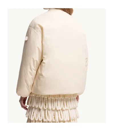 Moncler Jil Sander Sodium Down Bomber Jacket In Neutral