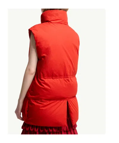 Moncler Jil Sander Chlorine Down Gilet In Red