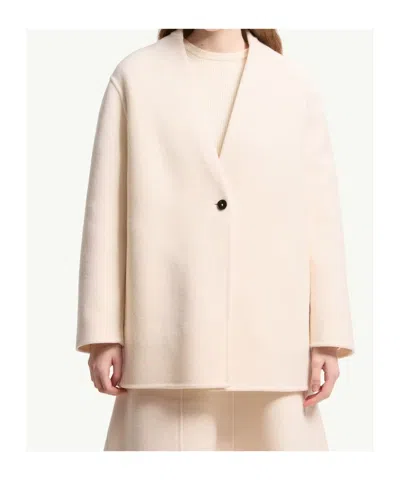 Moncler Jil Sander Francium 3-in-1 Mono-breasted Jacket In Neutral