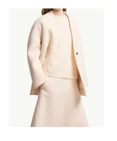 Moncler Jil Sander Francium 3-in-1 Mono-breasted Jacket In Neutral