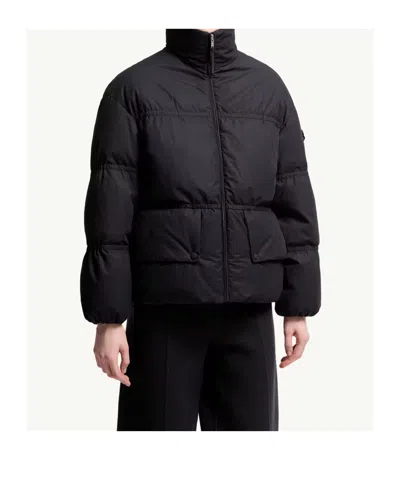 Moncler Jil Sander Mimimycin Short Down Jacket In Blue