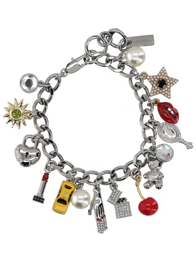 Marc Jacobs "trinket Charm" Bracelet In Metallic