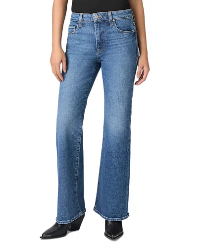 Paige Pagie Sofia Mid Rise Flare Jeans In Carver In Blue