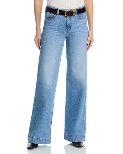 Askk Ny Juniper High Rise Jeans In Keel Over In Blue