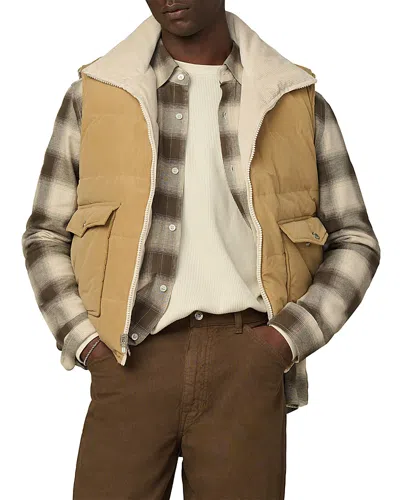 Joe's Jeans Reversible Corduroy Vest In Brown
