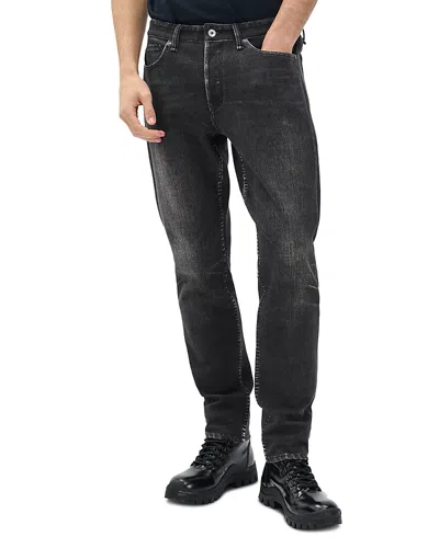 Rag & Bone Miramar Athletic Fit 3 Neo Knit Jeans In Hyde Blue In Black