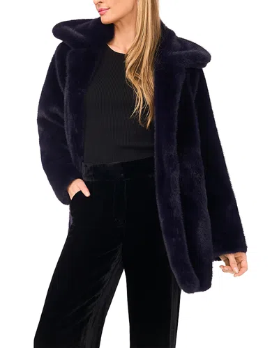 Ted Baker Aryana Faux Fur Coat In Blue