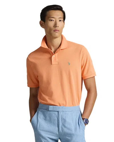 Polo Ralph Lauren The Iconic Mesh Polo Shirt In Orange