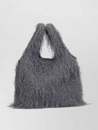 Dries Van Noten Marche Small Fringed Tote Bag