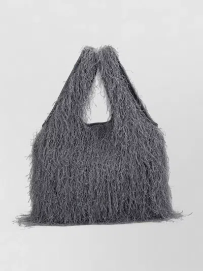 Dries Van Noten Marche Small Fringed Tote Bag