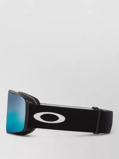 Oakley Stylish Sunglasses With Adjustable Strap And Wide Lens In Black