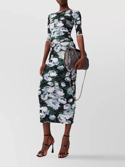 Stella Mccartney Stella Mc Cartney Bunch Of Roses Mesh Top In Green