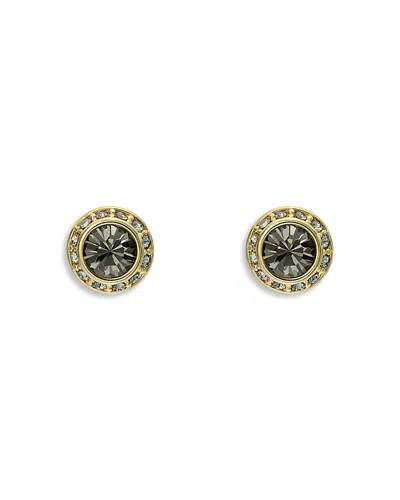 Ted Baker Soletia Solitaire Sparkle Crystal Stud Earrings In Gold