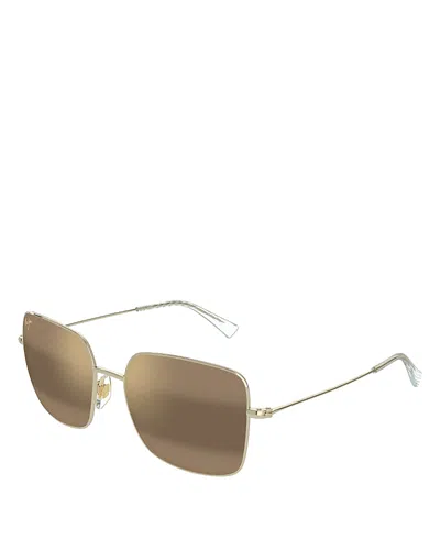 Maui Jim Lipine Square Sunglasses, 55mm In Gold