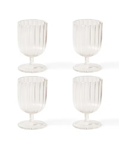 Fleck Kira Stemware Chalice - Set Of 4 In Transparent