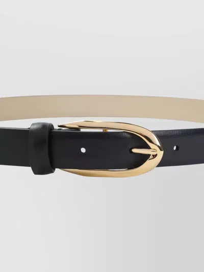 Givenchy Adjustable Belt Gold-tone Buckle In Black