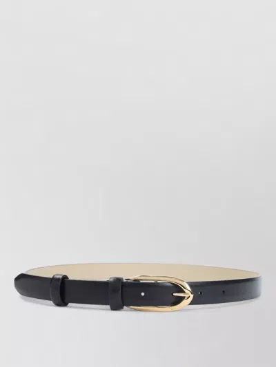 Givenchy Adjustable Belt Gold-tone Buckle In Black