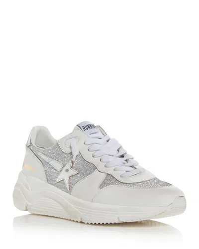 Golden Goose Unisex Running Sole Sneakers In White