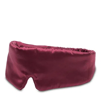 Frette Sanctuary Silk Eye Mask In Burgundy