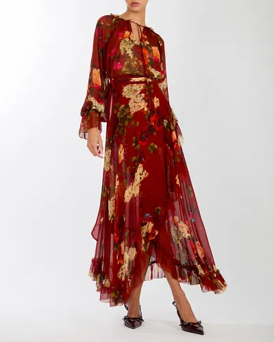 Secret Mission Murray Skirt In Burgundy