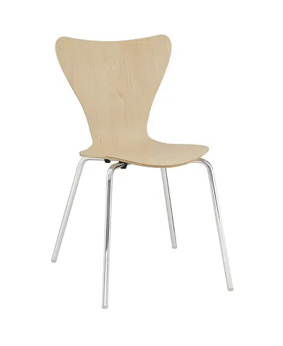 Modway Ernie Dining Side Chair In Brown