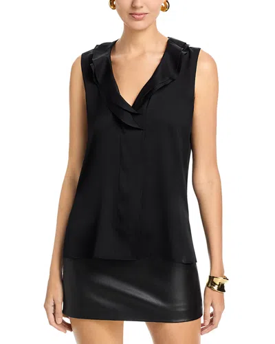 Kobi Halperin Kali Ruffled Top In Black