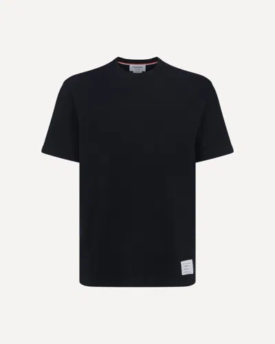 Thom Browne Cotton T-shirt In Black