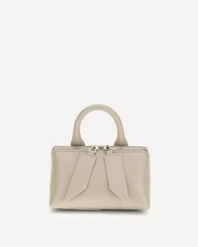 Attico Friday Handbag In Neutral