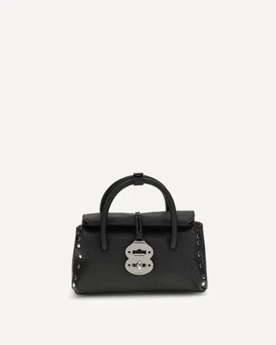 Zanellato Dotta Centauro Baby Handbag In Black