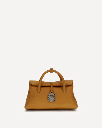 Zanellato Dotta Centauro Shoulder Bag In Brown