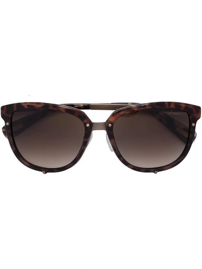 Lanvin Havana Tortoiseshell Sunglasses - Brown