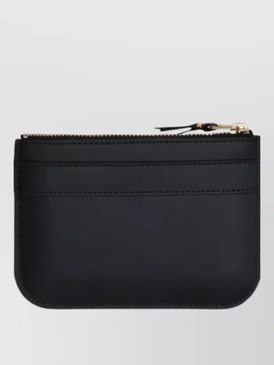 Comme Des Garçons Large Bow Wallet 145x105 Mm In Black