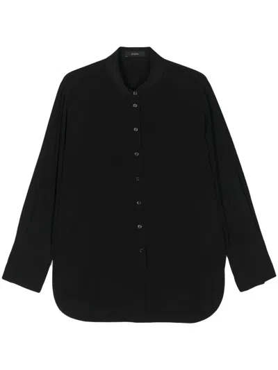Joseph "joe" Blouse New Silk Crepe In Black