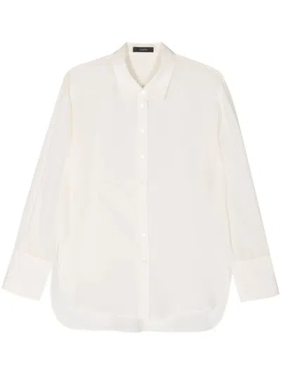 Joseph "joe" Blouse New Silk Crepe In Neutral