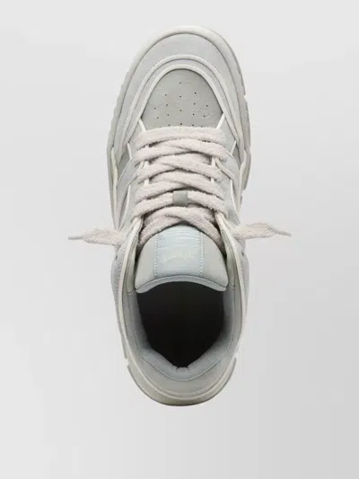 Axel Arigato Sneakers With Perforated Toe And Rubber Sole In Gray