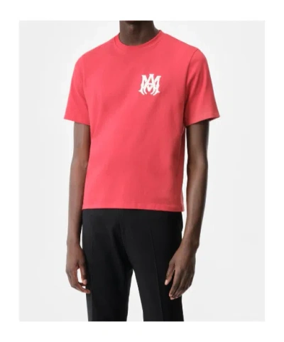 Amiri Mens Red Ma Core Short-sleeves Relaxed-fit Cotton-jersey T-shirt