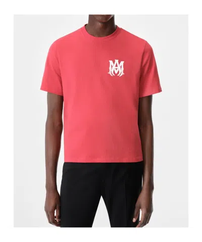 Amiri Mens Red Ma Core Short-sleeves Relaxed-fit Cotton-jersey T-shirt