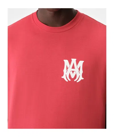Amiri Mens Red Ma Core Short-sleeves Relaxed-fit Cotton-jersey T-shirt