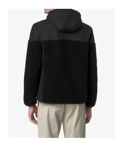 K-way Samson 4.0 Orsetto Full Zip Hoodie In Black