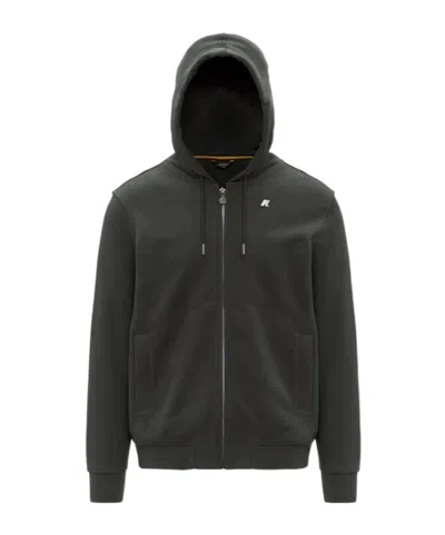 K-way Hooded Sweatshirt In Black